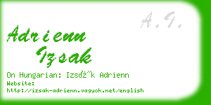 adrienn izsak business card